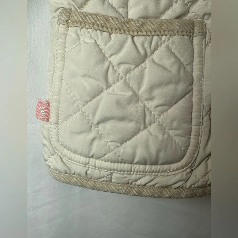 Girl’s Ralph Lauren Polo Tan Khaki Quilted And Corduroy Barn Jacket Size 4t